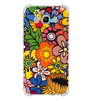 PrintiFy Samsung Galaxy J5 2016 Uyumlu Retro Color 2 Baskılı Şeffaf Köşe Korumalı Antişok Kılıf