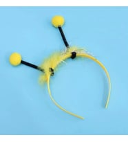 Gösteriler İçin Arı Tacı Ponponlu Model Plastik Kostüm Aksesuarı