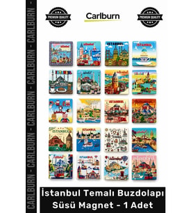 #Magnet Hediyelik Turistik Şehir Tasarımı Kaliteli Canlı İstanbul Temalı Buzdolapı Süsü Magnet