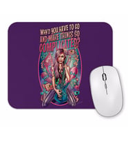 Pinup Music illustration Complicated Mouse Pad