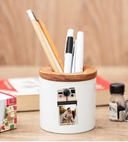Kişye Özel Polaroid Tasarım Fotoğraflı Kalemlik