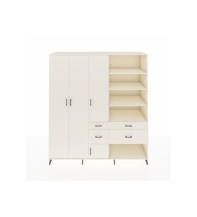 Kronos Dolap 14 Raflı 4 Çekmeceli 4 Kapaklı 220x59x243 Aytaşı-Aytaşı/Aytaşı