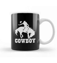 Cowboy Kupa Bardak Porselen