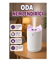 Ultrasonik Oda Nemlendirici – 7 Renk LED Işıklı Aroma Difüzör