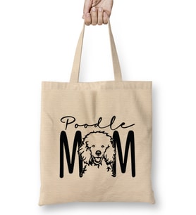Poodle Mom 012 Bez Çanta Uzun Saplı
