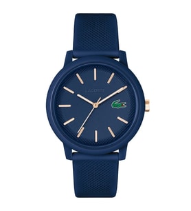LACOSTE LAC2011234 LACİVERT SİLİKON KORDON UNISEX KOL SAATİ