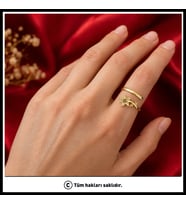 Trend Şubat Ayı Ametist & Menekşe Doğum Çiçeği Yüzüğü