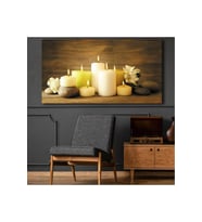 Kanvas Tablo Dekoratif Mumlar Kanvas Tablo 40 X 60