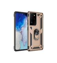 Samsung Galaxy S21 Ultra Uyumlu Kılıf Zore Vega Kapak (Gold)