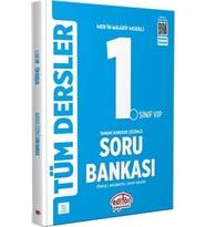 1. Sınıf VİP Tüm Dersler Soru Bankası Editör Yayınları