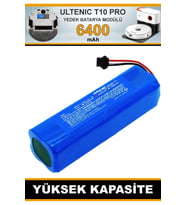Ultenic T10 6400mAh Robot Süpürge Bataryası - Gerçek Kapasite, Maksimum Güvenlik