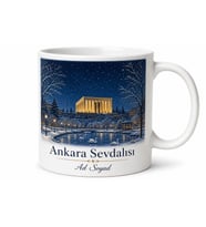 Ankara Sevdalısı Anıtkabir Kuğulu Park Soğuk Kış Gecesi Kupa Bardak Hediye