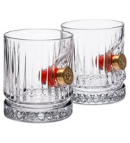 Gerçek 12 Kalibre Fişekli 2’li 355cc Kristal Set Avcı Hediyesi
