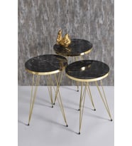 Zigon Sehpa Gold Bendir Tel 1045