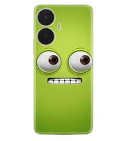 Realme C55 Kılıf Resimli Desenli Silikon Platinium Series Green 1832