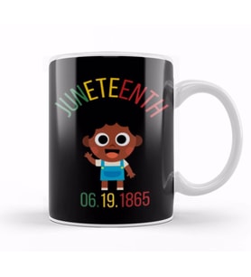 KIDS juneteenth juneteenth juneteenth 2021 1865 Kupa Bardak Porselen