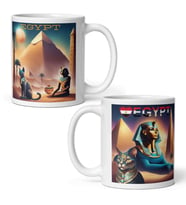 Mısır Kupa Bardak 2 Adet Seyahat Hatıra Egypt Mug (Karışık)