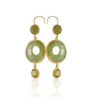 Kadir Jewellery 22 Ayar Altın Kaplama Kadın Sallantılı Küpe -El İşçiliği Ve Hipoalerjenik Küpe