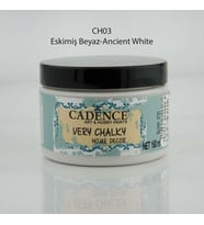Cadence Very Chalky Home Decor Mobilya Boyası 150 ml. CH-03 ESKİMİŞ BEYAZ 