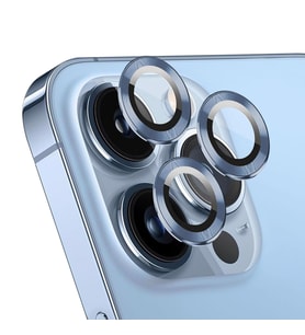 Microsonic Apple iPhone 13 Pro Tekli Kamera Lens Koruma Camı Sierra Mavisi