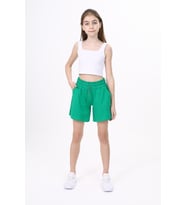 Toontoy Kız Çocuk Şort (Çimen Yeşili)
