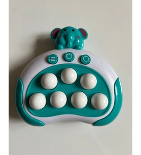 Işıklı Sesli Köstebek Vurma Oyunu Mavi Renkli  Köstebek Basma Oyunu  13 cm x 12 Cm