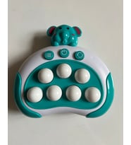 Işıklı Sesli Köstebek Vurma Oyunu Mavi Renkli  Köstebek Basma Oyunu  13 cm x 12 Cm