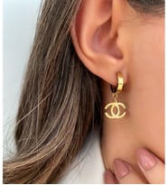 CHANEL ÇELİK KÜPE