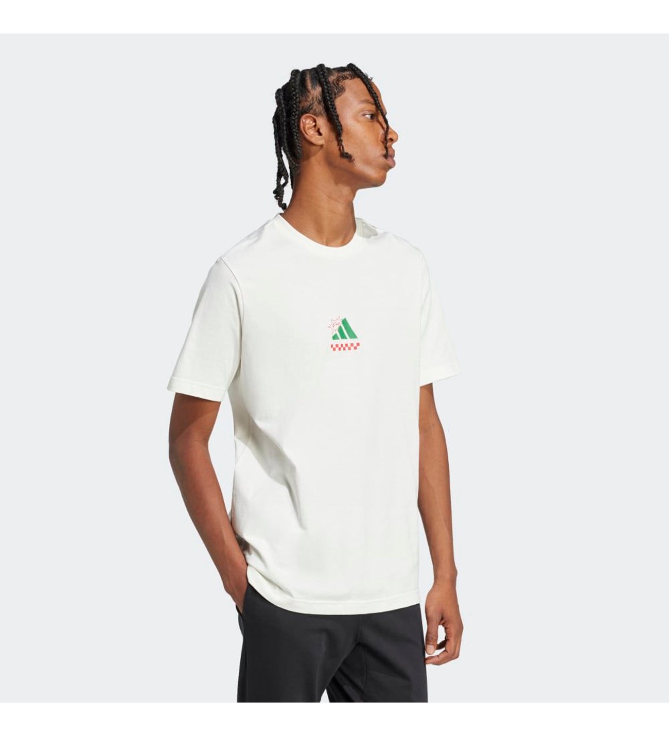 adidas JJ4016 M L PIZZA TEE Erkek T-Shirt