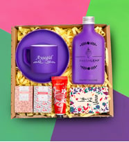 Kişiye Özel Kahve Fincanı, 200Ml Limon Kolonyası,20Gr Aromalı Kahve,Dermokil El&Vucut Kremi,Magnet Hediye Seti