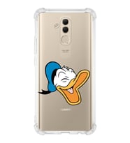 Huawei Mate 20 Lite  Köşe Korumalı Antişok Kapak Donald Duck Tasarımlı Şeffaf  Kılıf