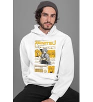 Zenitsu Agatsuma Kimetsu No Yaiba Wiki Baskılı Unisex Oversize Anime Hoodie