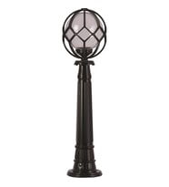 AVONNI BSU-68155-BSY-B Siyah Boyalı Dış Mekan Aydınlatma E27 ABS Akrilik/Polietilen Cam 35cm