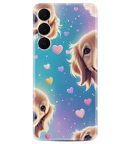 Samsung Galaxy S25 FE Kılıf Boutique Baskılı Resimli Kalp ve Köpek Pcode -034