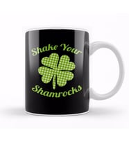 Cute & Funny Shake Your Shamrocks St Patty s Day Kupa Bardak Porselen