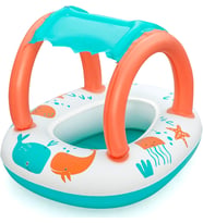 Bestway Gölgeli Konfor Peluş Bebek Teknesi 33 X 26 İnç Veya 84 X 67 Cm