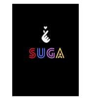 Korean Heart Suga Dynamite (sevgililer Günü Hediyesi) Tablo Ahşap Poster Dekoratif Kod37