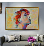 Altın Çerçeveli dekoratif tablo l303 (Gold)