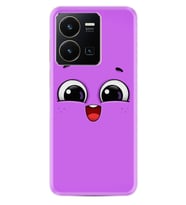 Vivo Y22 Kılıf Silikon Desen Özel Seri Purple Sweety 1717