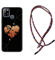 INFINIX Smart 4 5 6 Zero 8 S5 Pro Kılıf Boyun Asklı Rasta Silikon Plane Heart 1721