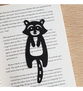 Rakun metal kitap ayracı