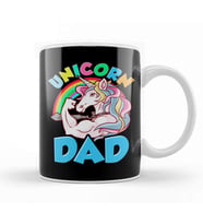 Awesome Unicorn Dad Cool Unicorn Dads Kupa Bardak Porselen