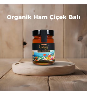Organik Süzme Ham Çiçek Balı 450 gr