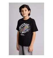 Defacto Baskılı Siyah Erkek Çocuk T-Shirt G7466A8/BK81