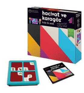 Hacivat ve Karagöz Hide & Find Zeka ve Akıl Oyunu 3+ Yaş 1+ Oyuncu (Karışık)