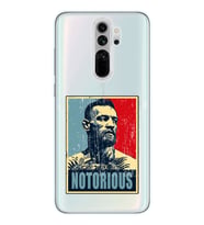 Redmi Note 8 Pro Uyumlu Conor Mcgregor Notorious Desenli Şeffaf Telefon Kılıfı