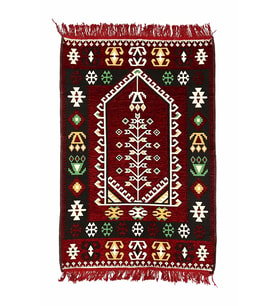 Shark Anadolu Seccade Kilim 10 Bordo