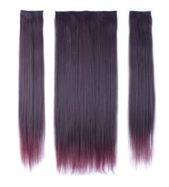 Fiber Sen Düz Yarım Ay + 2 Yan Çıt Çıt / Koyu Kızıl