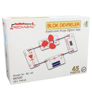 Mechabau Blok Devreler Elektronik Devre BC-45 45 Proje