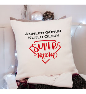 Anneler Günü Tasarımlı Yastık
